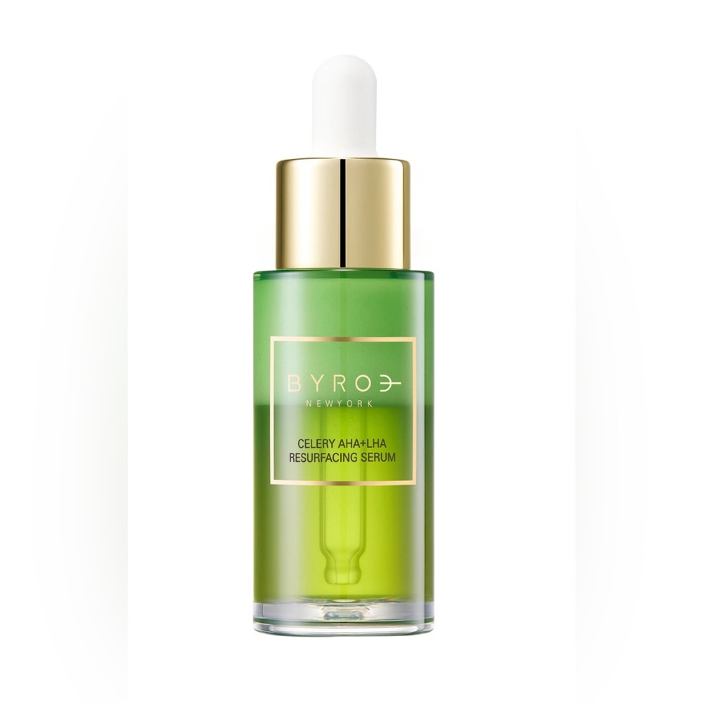 NEW BYROE Celery AHA+LHA Resurfacing Serum 1.01 fl oz 30 mL Detoxify & Exfoliate